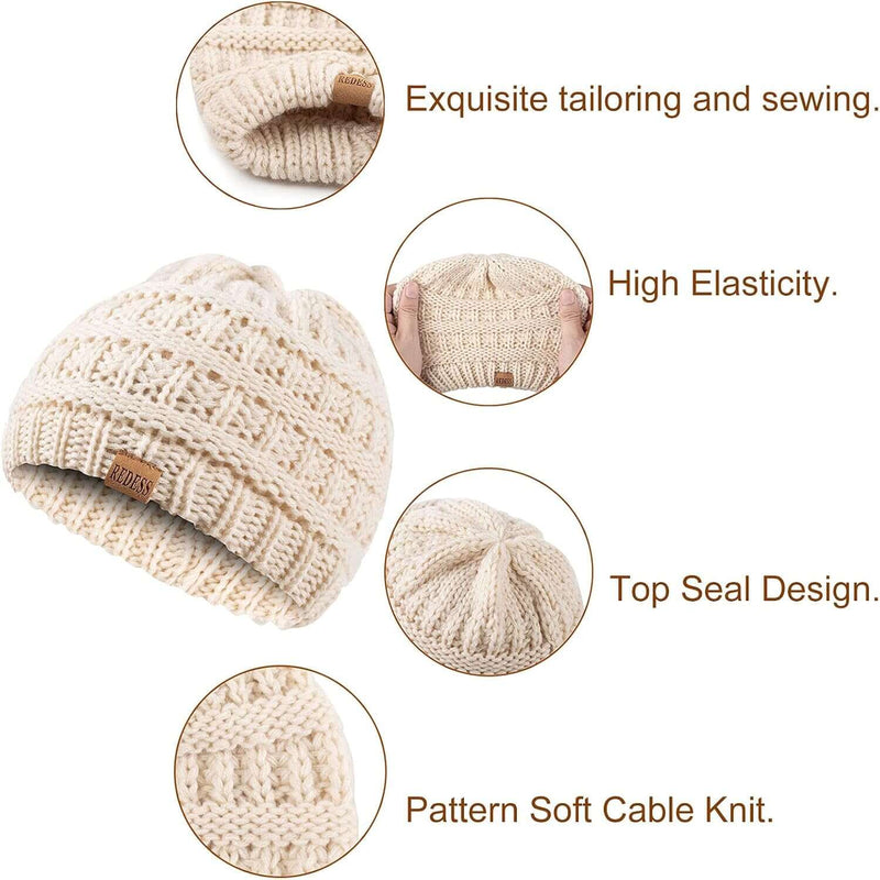 Baby Kids Winter Warm Hats, Infant Toddler Children Beanie Knit Cap Girls Boys