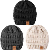 Baby Kids Winter Warm Hats, Infant Toddler Children Beanie Knit Cap Girls Boys