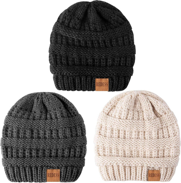 Baby Kids Winter Warm Hats, Infant Toddler Children Beanie Knit Cap Girls Boys