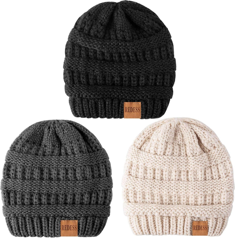 Baby Kids Winter Warm Hats, Infant Toddler Children Beanie Knit Cap Girls Boys