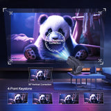 HY320 Android11 4K HD Projector Wifi6 Allwinner H713 390ANSI BT5.0 1920*1080P Outdoor Portable Projetor Upgrated HY300