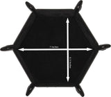 Dice Tray Portable Folding Dice Rolling Tray for Use as DND Dice Tray D&D Dice Tray or Dice Game 6.5 Inch Quiets Rolling Metal Dice - Stronger Snaps Hold Tighter than Other Dice Trays