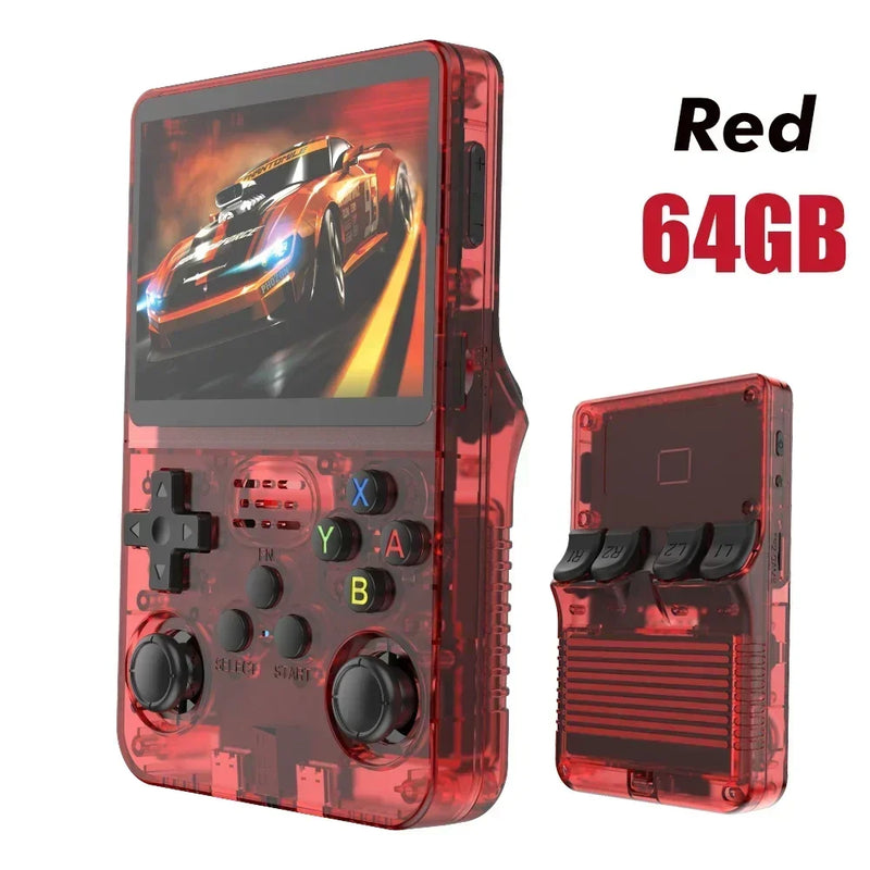 256G/128G/64G R36S ARKOS 2.0 Retro Game Console 3.5'' IPS screen,Portable Pocket Game Player for children gift. TOP Sale