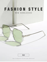 Trendy Polygonal Punk Sunglasses Oversized Goggle Advanced Sense One Piece Large Frame Sun Glasses New Steampunk Eyewear UV400