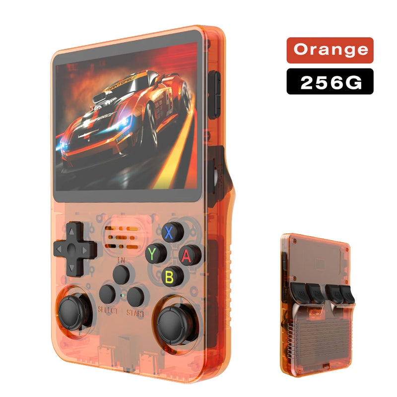 256G/128G/64G R36S ARKOS 2.0 Retro Game Console 3.5'' IPS screen,Portable Pocket Game Player for children gift. TOP Sale