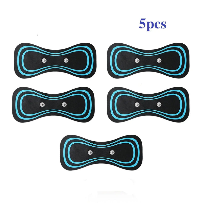 5/10pcs Cervical Massage Pad for Mini Neck Cervical Massage Stimulator Self Adhesive Cervical Massage Patch for Neck massager