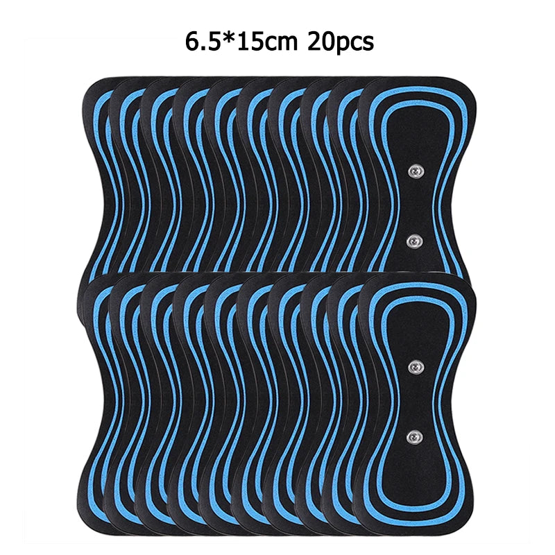 Tens Massager Electrode Pads For EMS Neck Massager Gel Patch Accessories Trainer Exerciser Replacement Muscle Stimulator Sticker