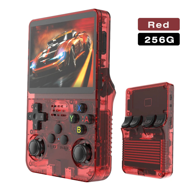 256G/128G/64G R36S ARKOS 2.0 Retro Game Console 3.5'' IPS screen,Portable Pocket Game Player for children gift. TOP Sale