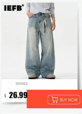 IEFB Summer Men's Denim Pants