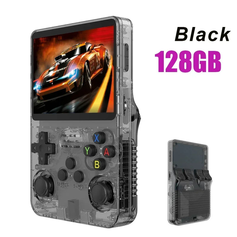 256G/128G/64G R36S ARKOS 2.0 Retro Game Console 3.5'' IPS screen,Portable Pocket Game Player for children gift. TOP Sale