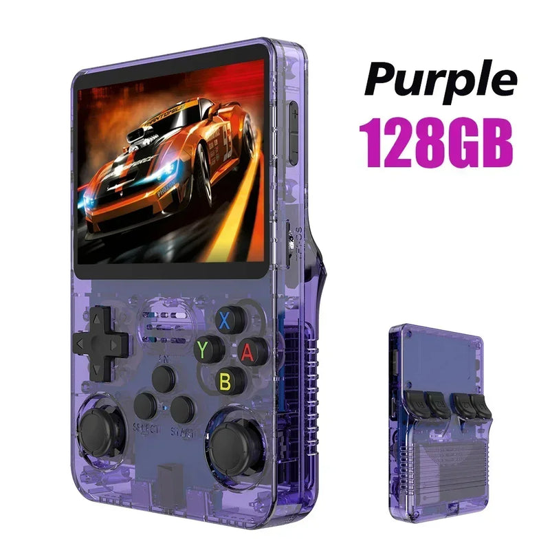 256G/128G/64G R36S ARKOS 2.0 Retro Game Console 3.5'' IPS screen,Portable Pocket Game Player for children gift. TOP Sale