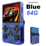 256G/128G/64G R36S ARKOS 2.0 Retro Game Console 3.5'' IPS screen,Portable Pocket Game Player for children gift. TOP Sale