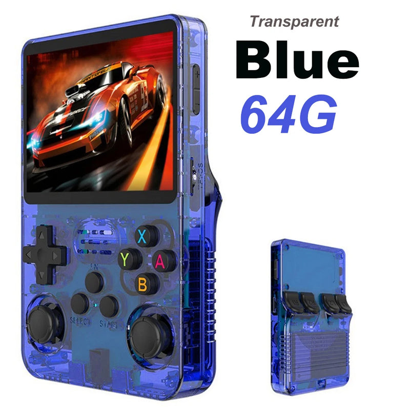 256G/128G/64G R36S ARKOS 2.0 Retro Game Console 3.5'' IPS screen,Portable Pocket Game Player for children gift. TOP Sale