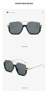 Trendy Polygonal Punk Sunglasses Oversized Goggle Advanced Sense One Piece Large Frame Sun Glasses New Steampunk Eyewear UV400
