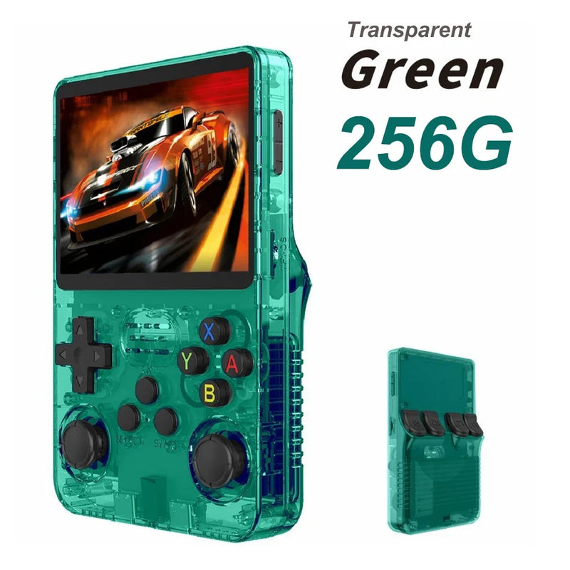 256G/128G/64G R36S ARKOS 2.0 Retro Game Console 3.5'' IPS screen,Portable Pocket Game Player for children gift. TOP Sale