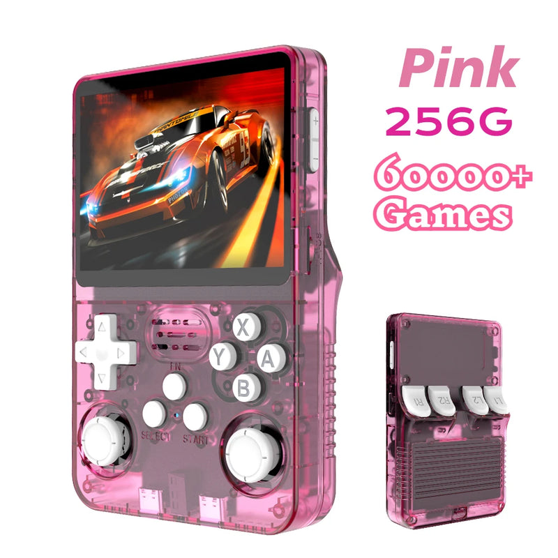 256G/128G/64G R36S ARKOS 2.0 Retro Game Console 3.5'' IPS screen,Portable Pocket Game Player for children gift. TOP Sale