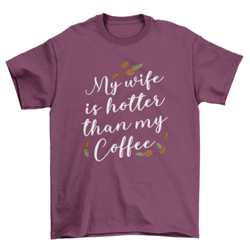 Wife coffee t-shirt