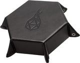 Dice Tray Portable Folding Dice Rolling Tray for Use as DND Dice Tray D&D Dice Tray or Dice Game 6.5 Inch Quiets Rolling Metal Dice - Stronger Snaps Hold Tighter than Other Dice Trays