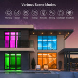 RGBIC LED Strip Lights, 16.4Ft Color Changing LED Lights with App Control, 64 Scene Modes, Music Mode, Light Strip with Black Tape for Bedroom, Kitchen, Living Room, Party, Home Decor