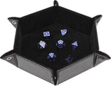 Dice Tray Portable Folding Dice Rolling Tray for Use as DND Dice Tray D&D Dice Tray or Dice Game 6.5 Inch Quiets Rolling Metal Dice - Stronger Snaps Hold Tighter than Other Dice Trays