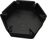 Dice Tray Portable Folding Dice Rolling Tray for Use as DND Dice Tray D&D Dice Tray or Dice Game 6.5 Inch Quiets Rolling Metal Dice - Stronger Snaps Hold Tighter than Other Dice Trays