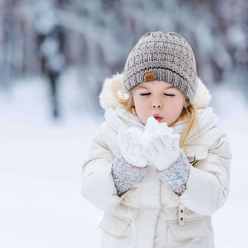 Baby Kids Winter Warm Hats, Infant Toddler Children Beanie Knit Cap Girls Boys
