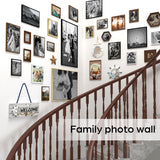 12 Pack 3.5X5 Picture Frame Black, Multiple 3.5 X 5 Photo Frames Bulk for Tabletop Display or Wall Hanging